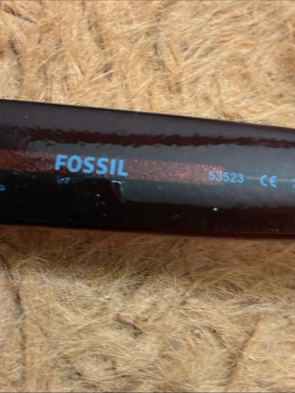 Fossil Tortoiseshell Frame Sunglasses with Black Temples
